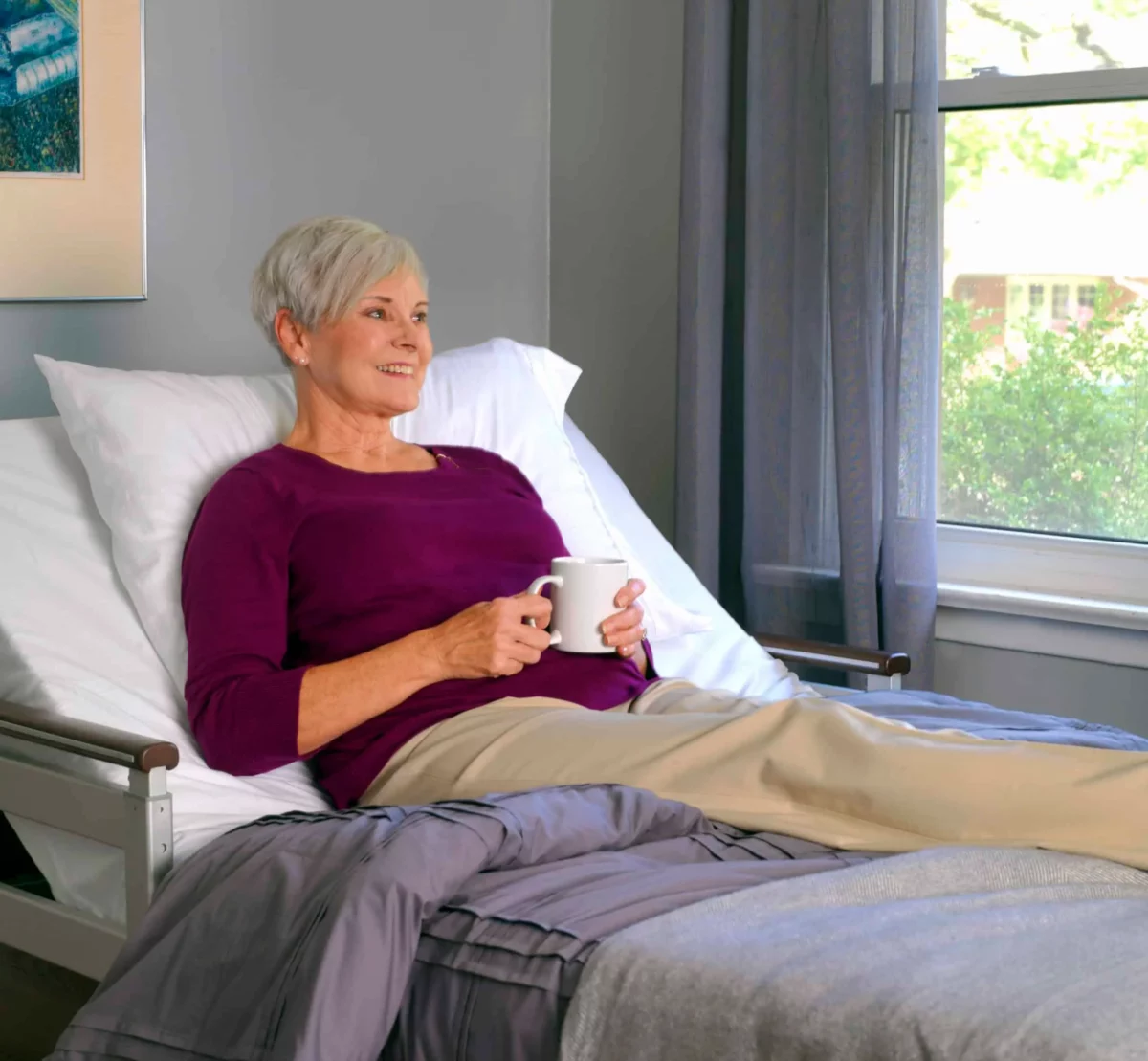 Aura Premium 48” Extra Wide Hospital Bed