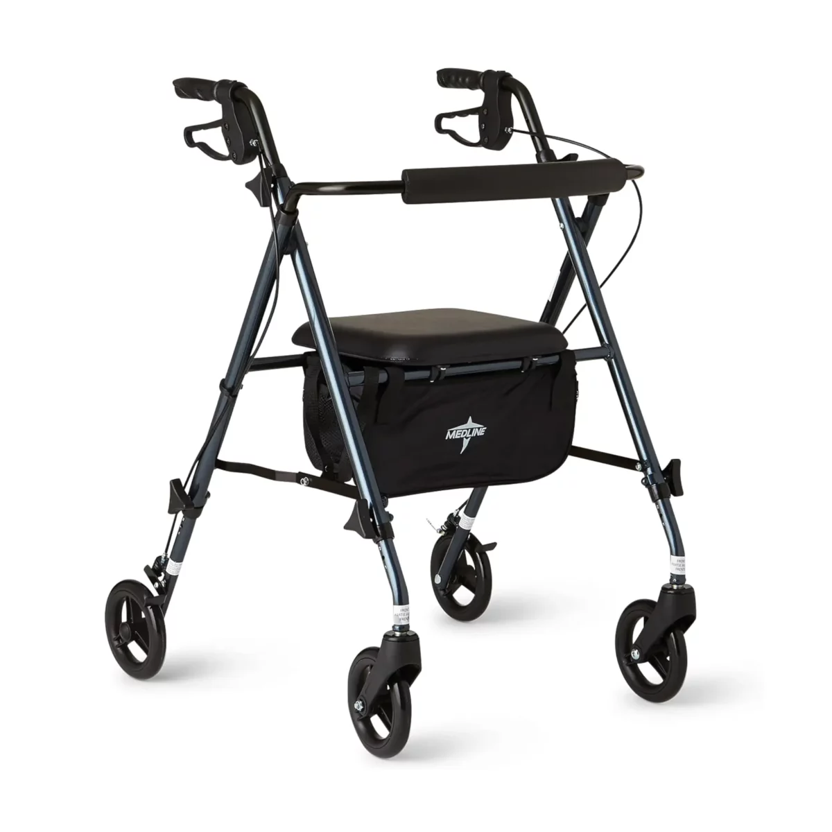 Medline Superlight Aluminum Rollator with 6" Wheels